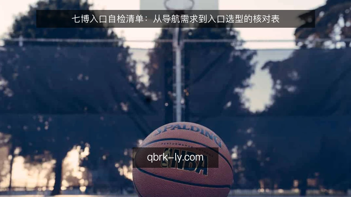 七博入口自检清单：从导航需求到入口选型的核对表